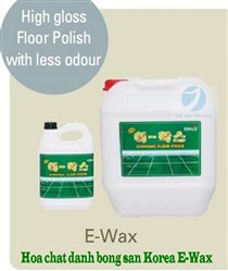 High gloss Floor Polish with less odour – E WAX